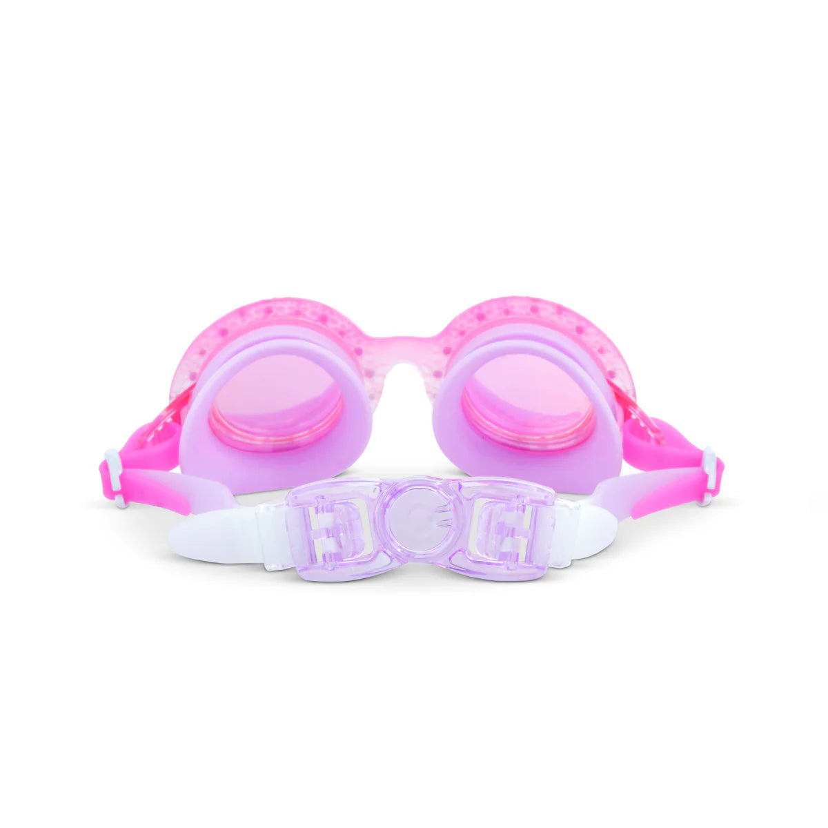 Blush Begonia Budding Flowers Youth Swim Goggles
