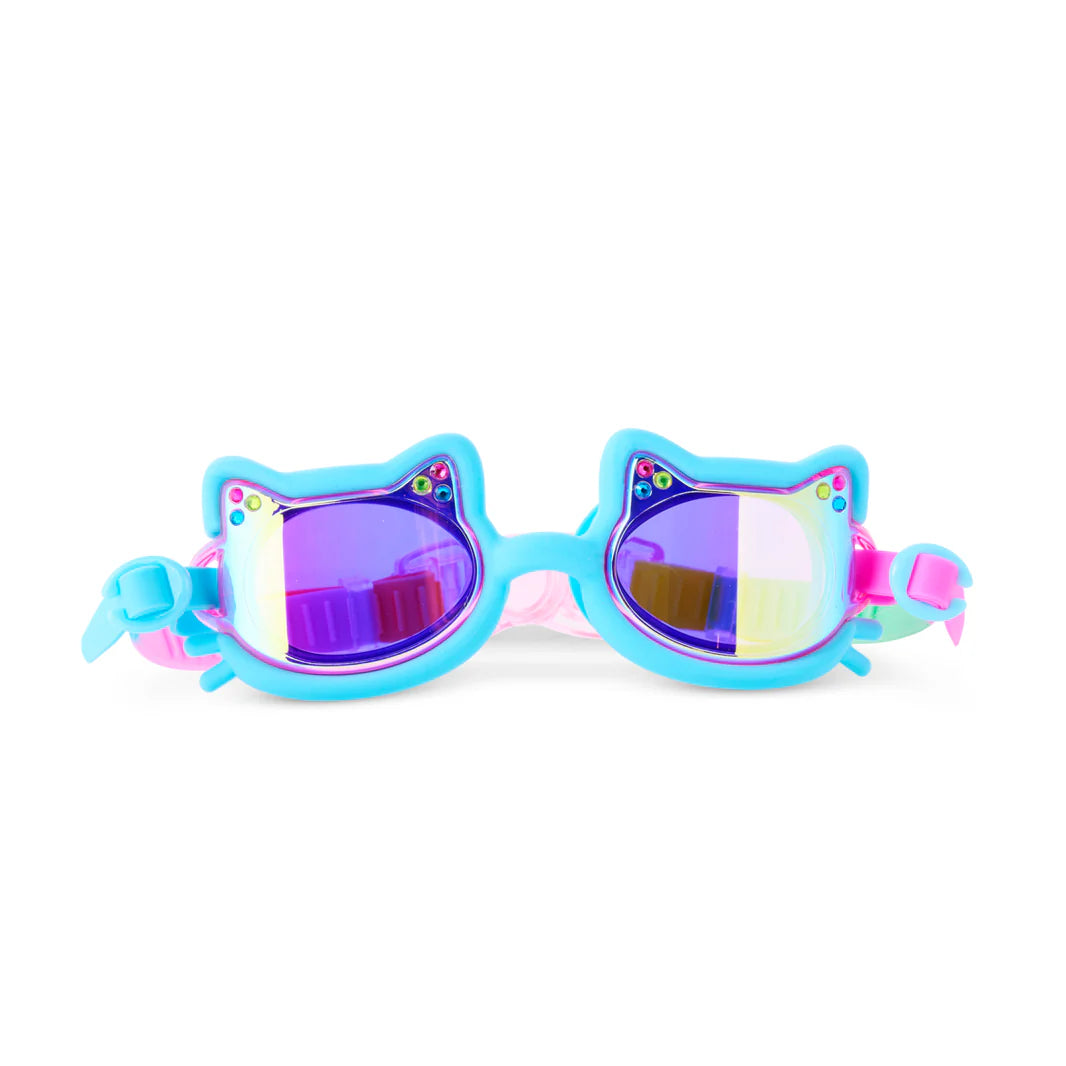 Flexi Cat Pouncy Blue Swim Goggles