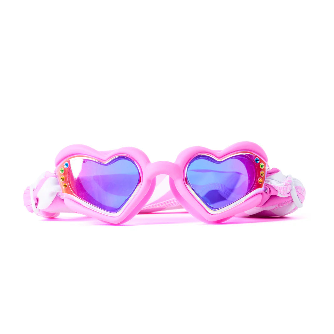 Soft Crush Pink Wish Flexible Heart Swim Goggles