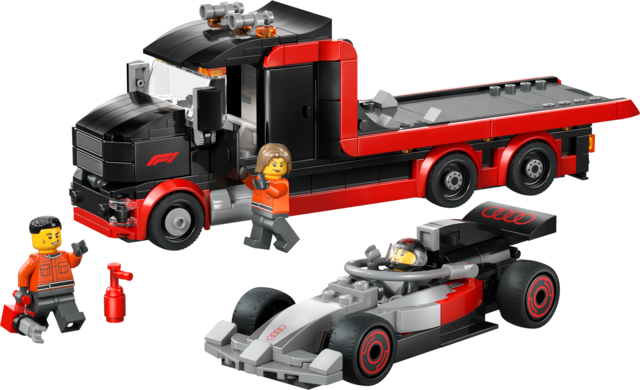 LEGO® City F1® Display Truck with Audi F1® Race Car
