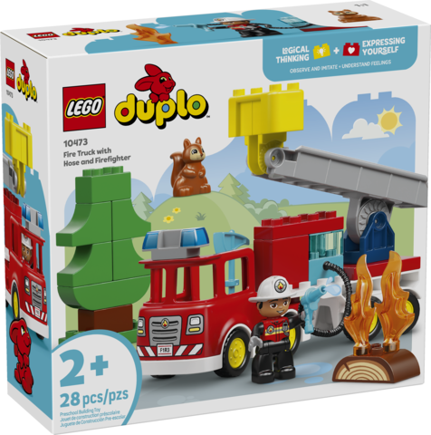 LEGO® DUPLO® Fire Truck Hose And Firefighter