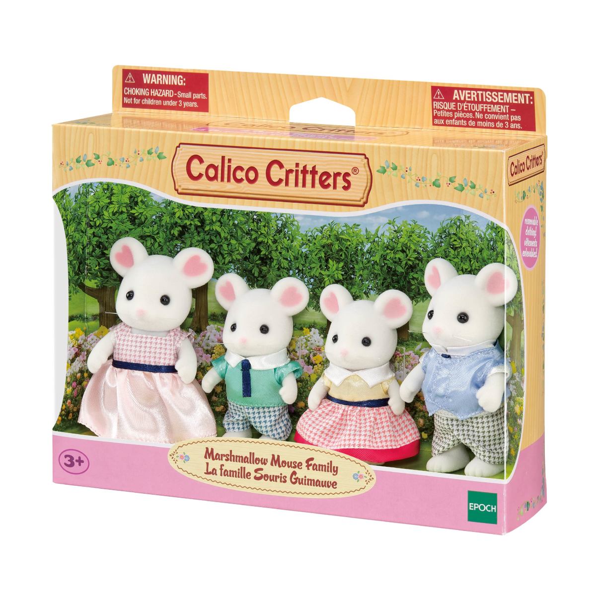 Marshmallow Mouse Family Calico Critters