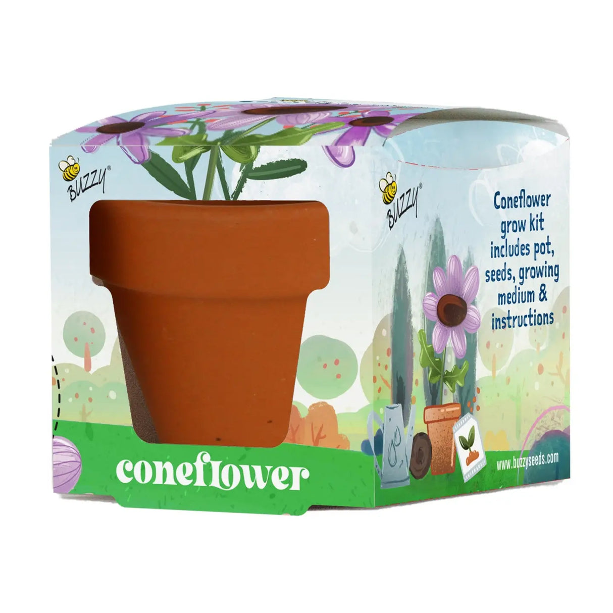 Coneflower Kids Grow Pail Buzzy Seeds
