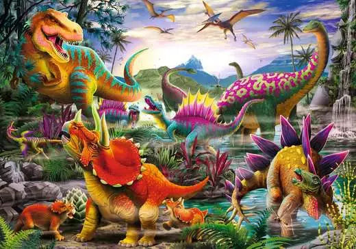 35 pc T Rex Terror Puzzle