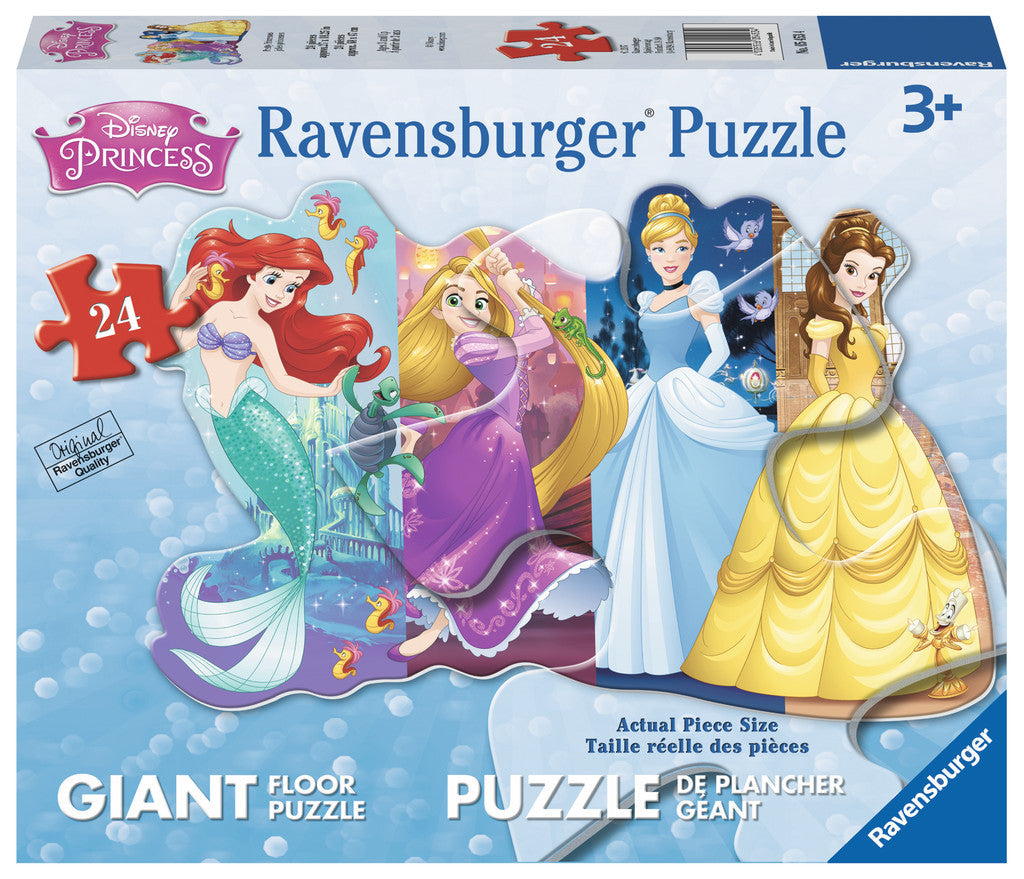 24 pc Pretty Princesses Shaped Floor Puzzle