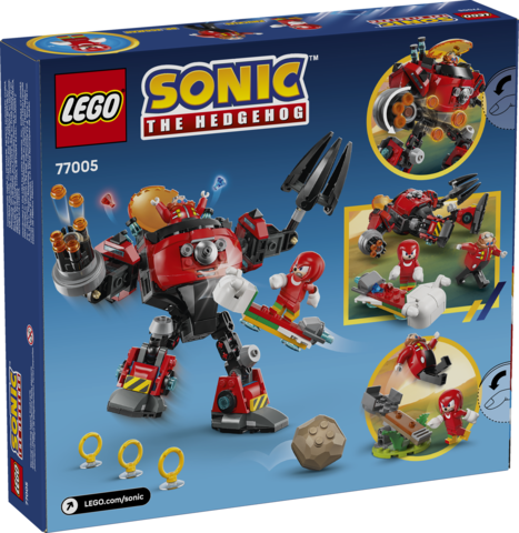 LEGO® Sonic the Hedgehog™ Knuckles vs. Dr Eggman Crusher Mech