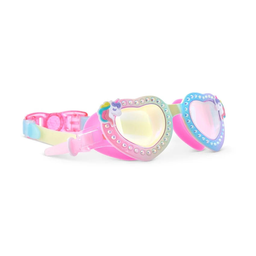 Uniglow Unicorn Heart Swim Goggles