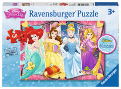 60 pc Heartsong Disney Princess Glitter Puzzle