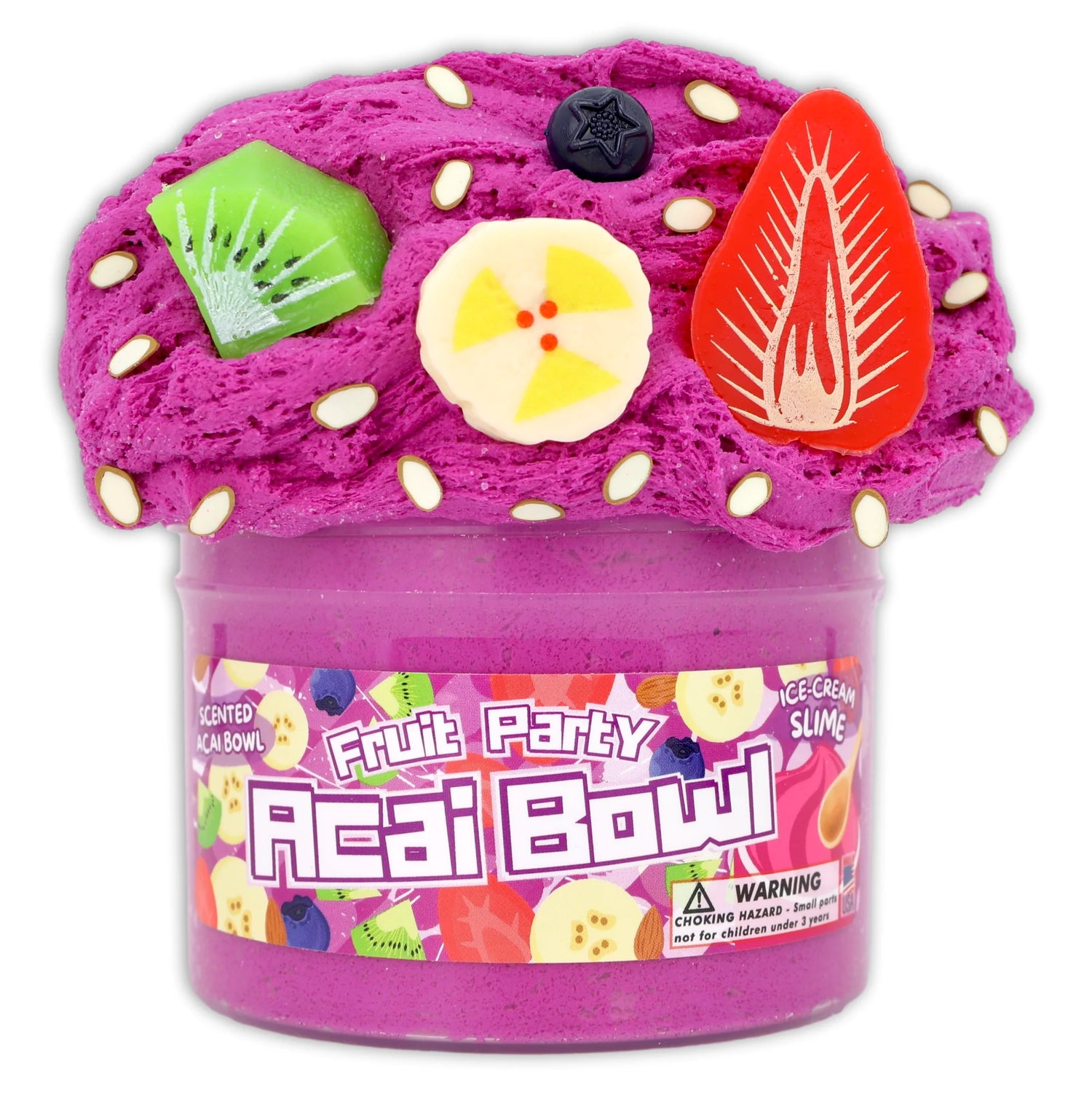 Acai Bowl Ice Cream Slime Dope Slimes