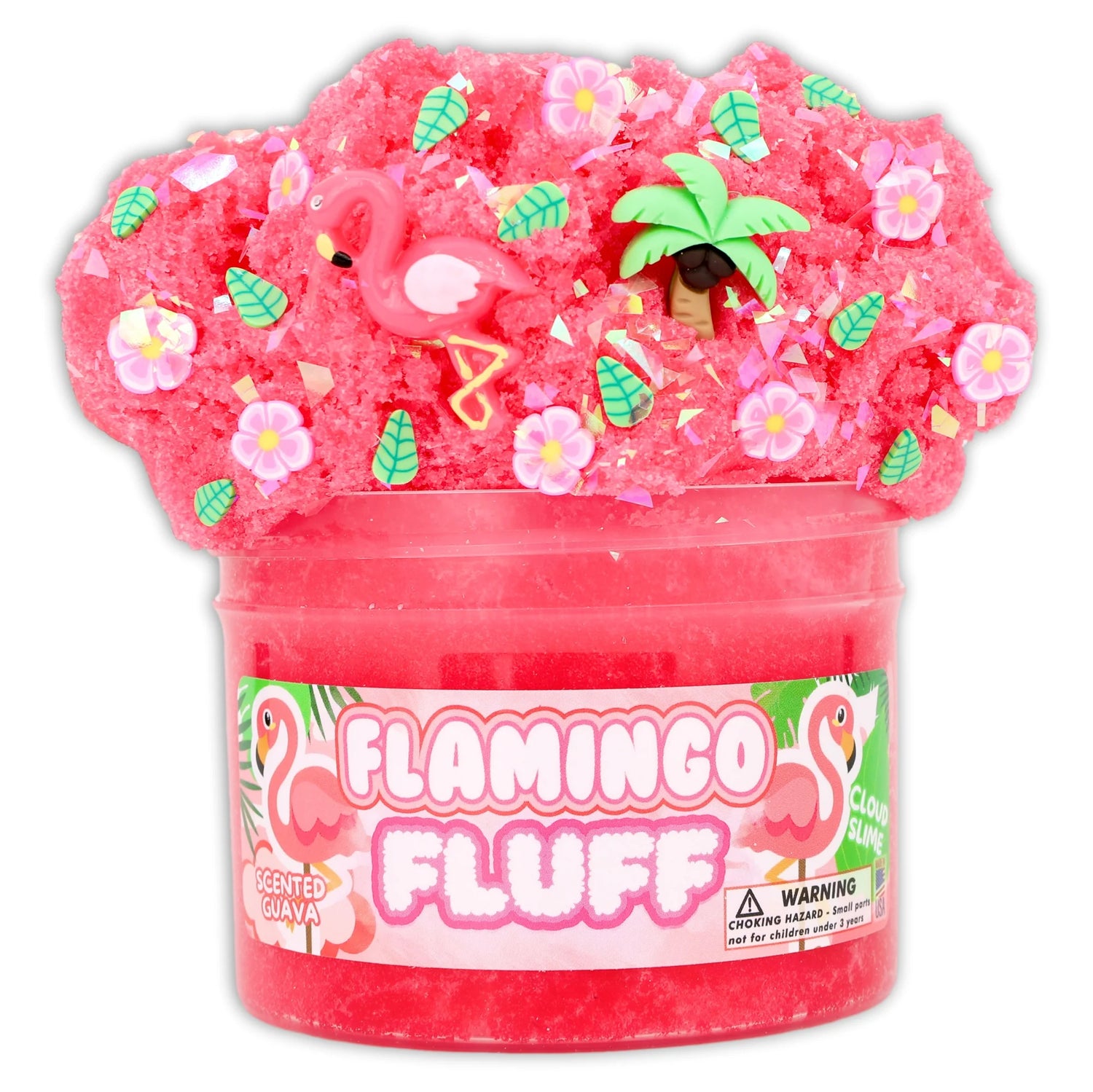 Flamingo Fluff Cloud Slime Dope Slime