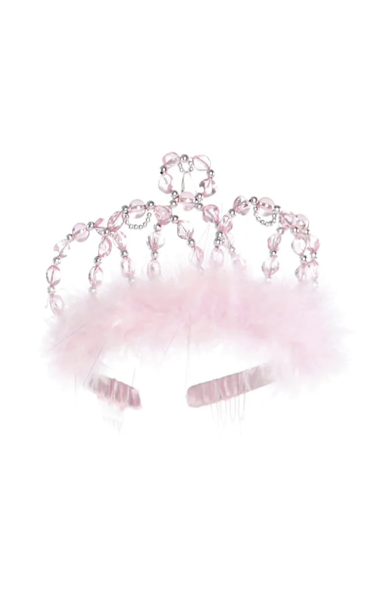 Princess Tiara Pink Silver
