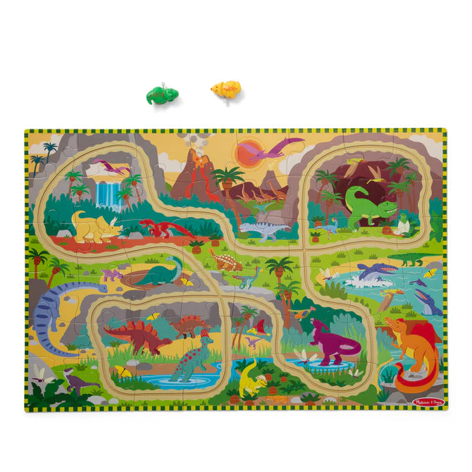 48 pc Dinosaur Adventure Tracks Floor Puzzle