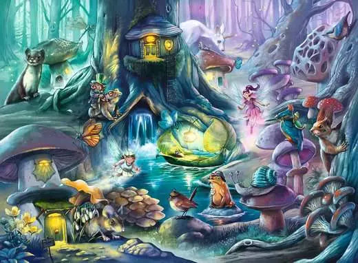 150 pc Magical Forest Puzzle