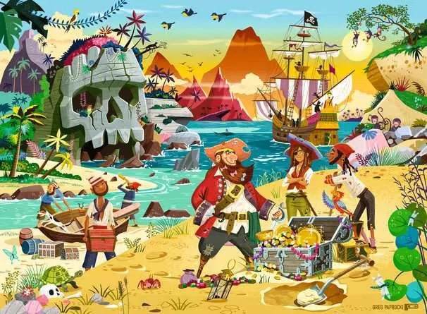 100 pc Treasure! Puzzle