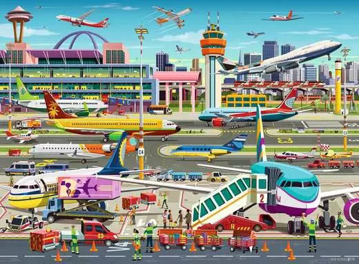 150 pc Airport Central Puzzle
