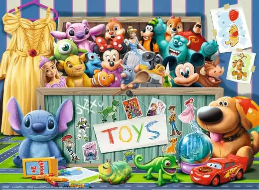 100 pc Disney Pixar Toybox Collection Puzzle