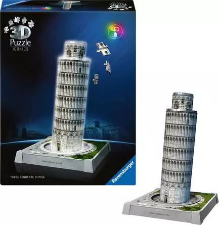 Tower Of Pisa 3D Night Ed Iconics