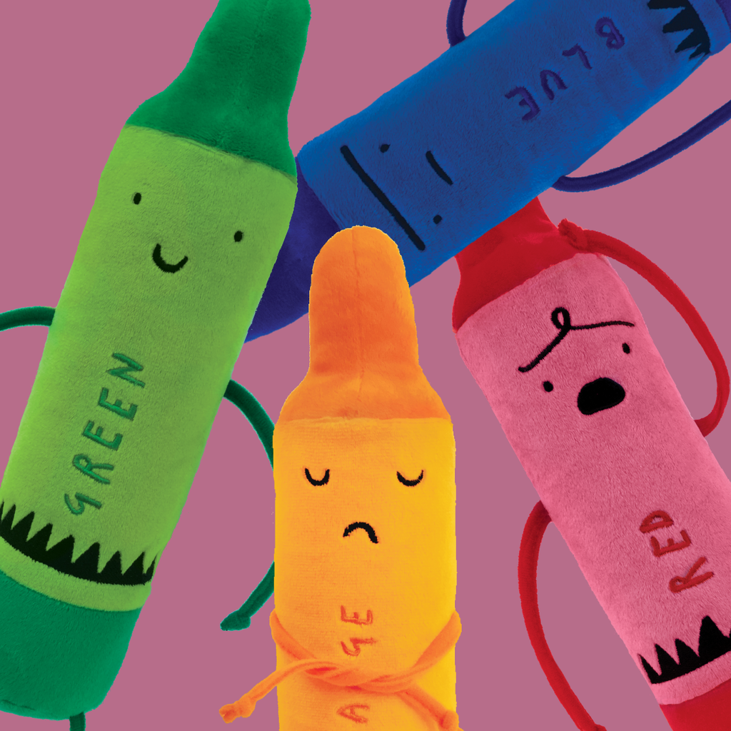 The Day the Crayons Quit 12" Plush - Green Crayon