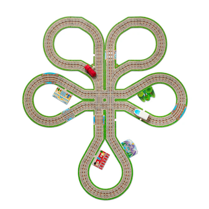 Build Your Own Tracks Floor Puzzle