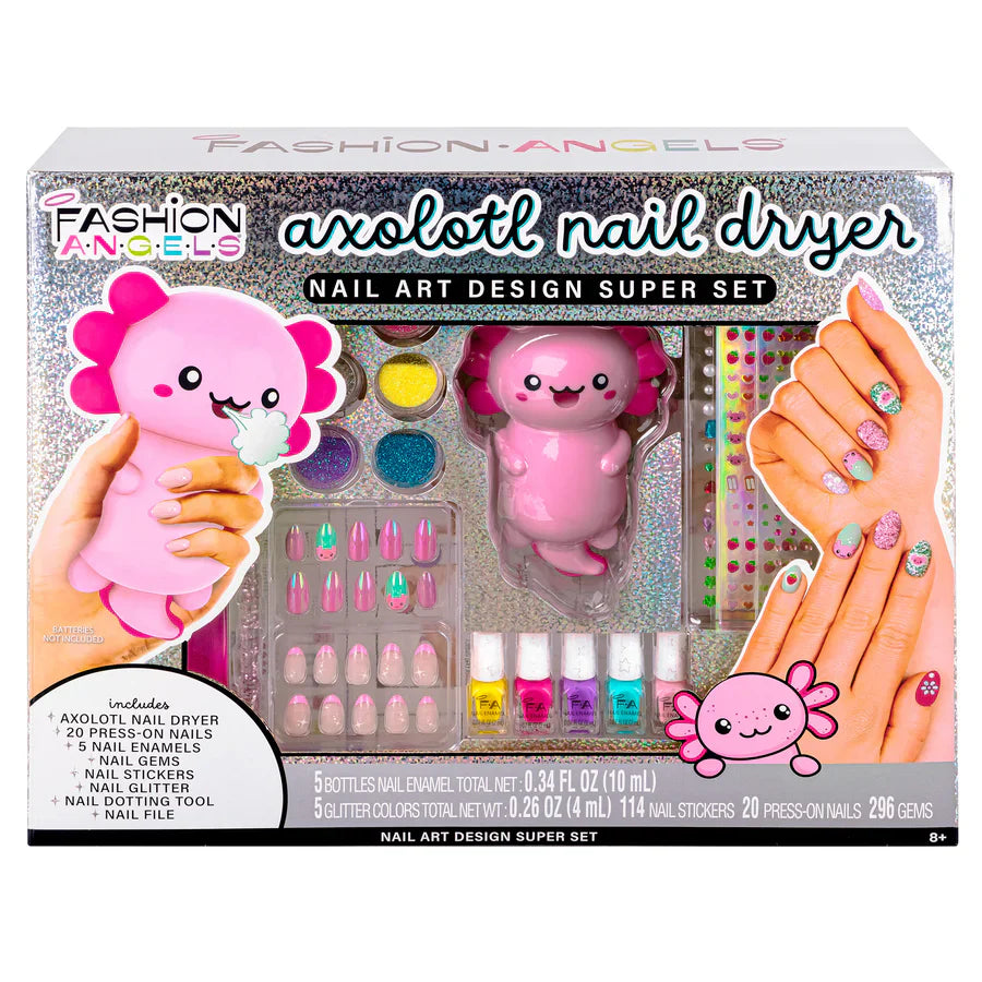 Axolotl Nail Dryer Design Kit