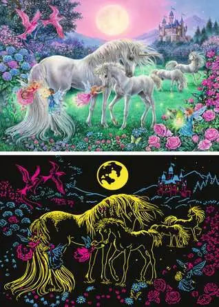 100 pc Unicorns In The Moonlight Puzzle