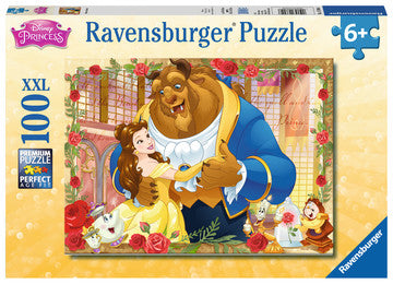 100 pc Belle & Beast Glitter Puzzle