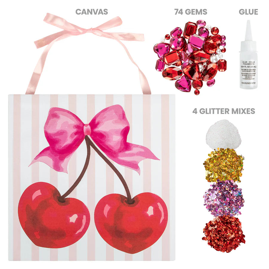 Sweet Cherry Dazzling Designs Canvas