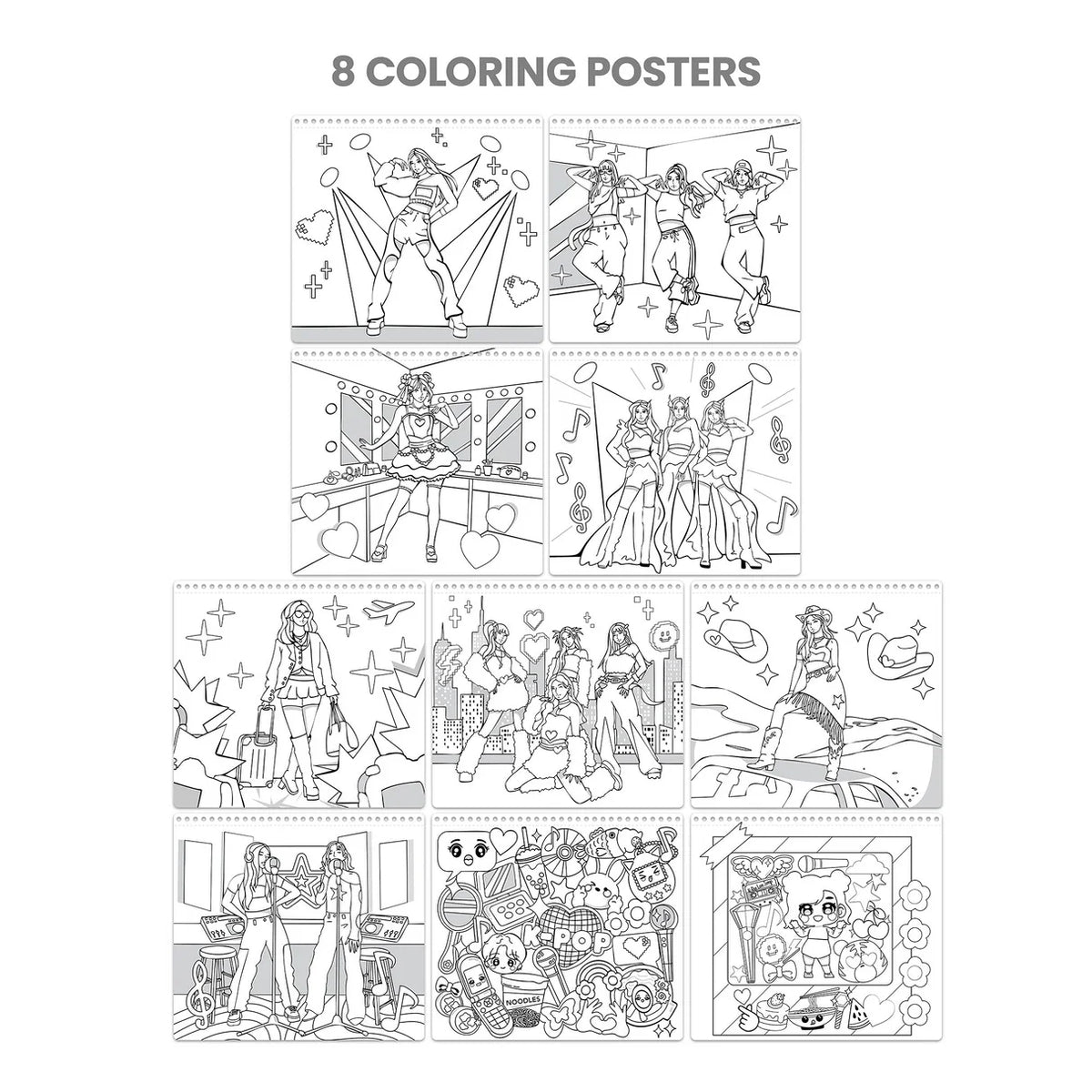 K Pop Foil Fashion Design Portfolio