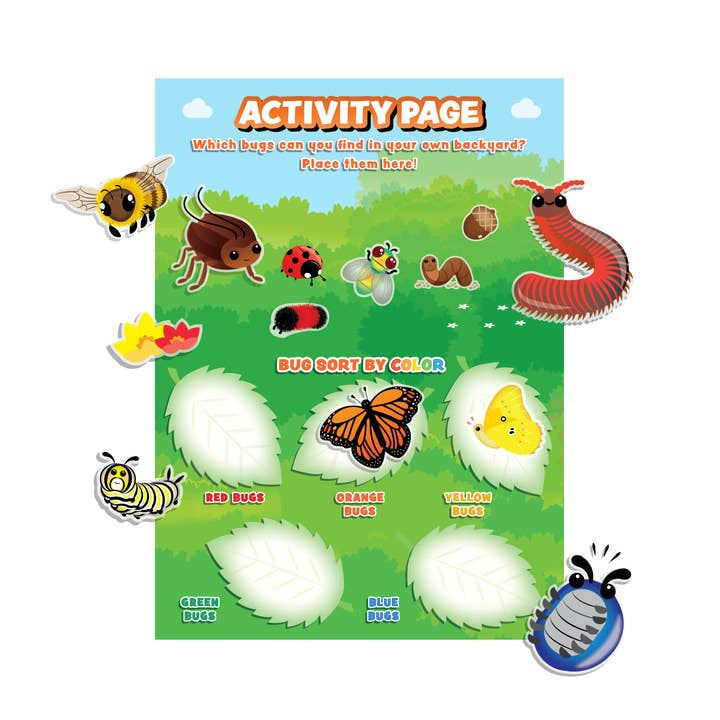 Backyard Bugs Sticker Magic