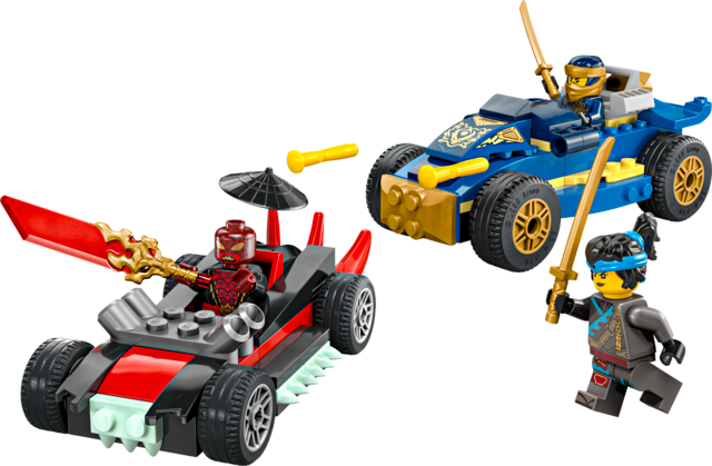 LEGO® NINJAGO® Rogue vs. Drix Race Car Duel