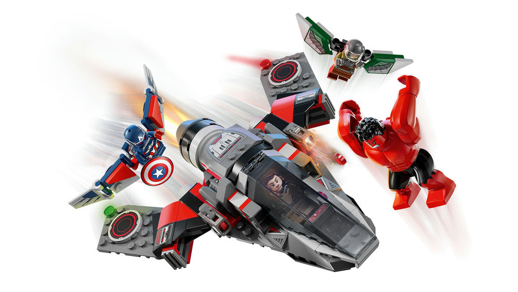 LEGO® Marvel Captain America vs. Red Hulk Battle