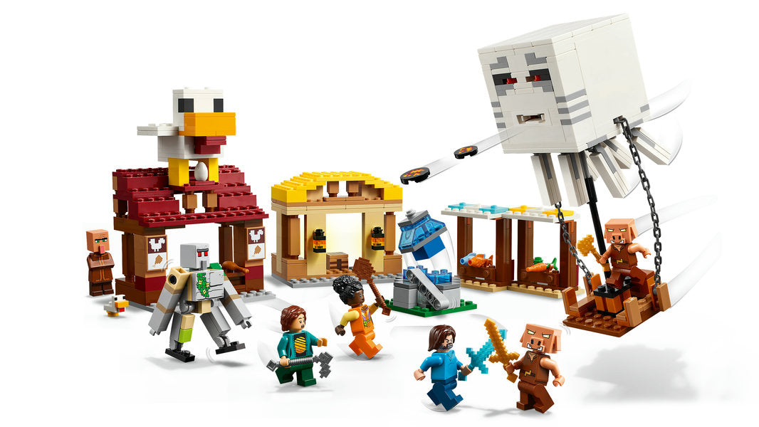 LEGO® Minecraft® Ghast Balloon Village Attack