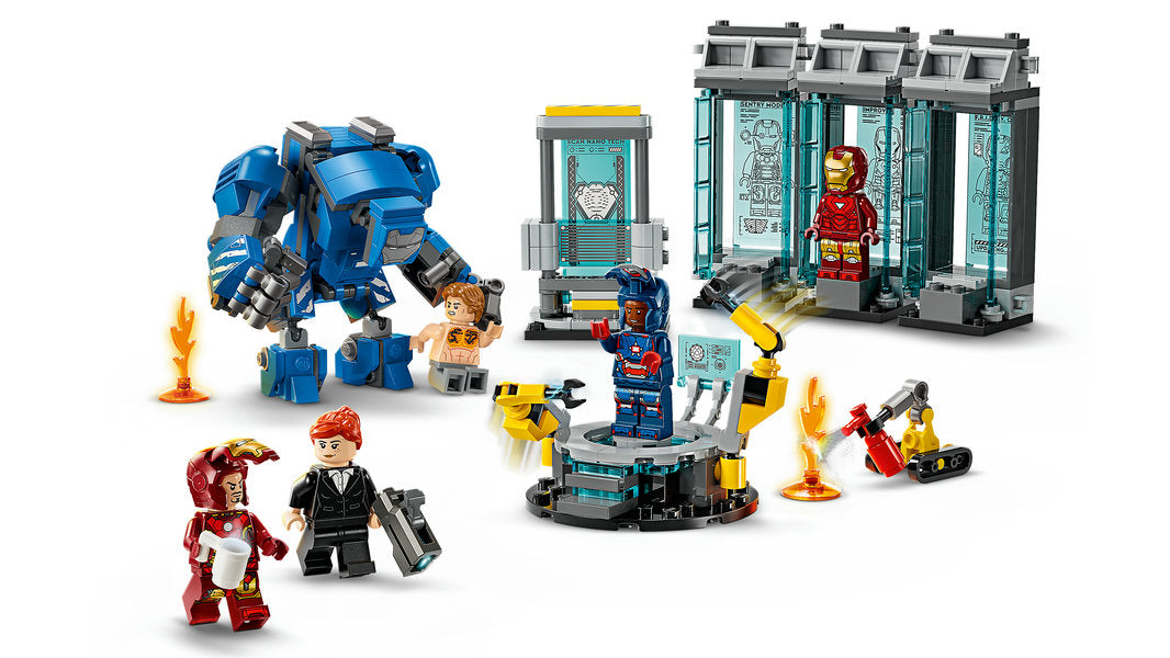 LEGO® Marvel  Iron Man’s Laboratory: Hall of Armor