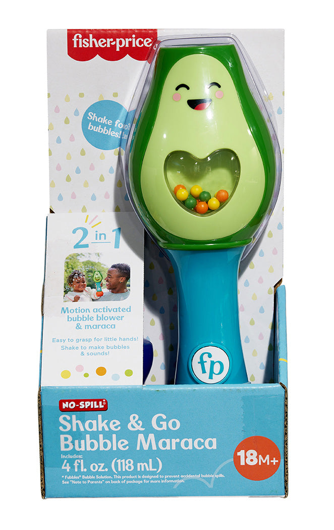 No-Spill Shake and Go Bubble Maraca