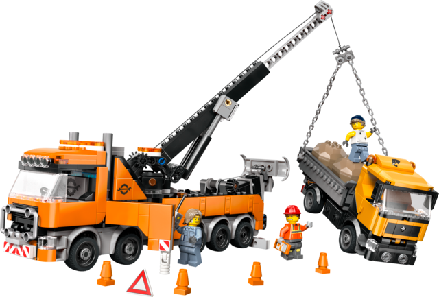 LEGO® City Heavy-Duty Recovery Tow Truck with Crane