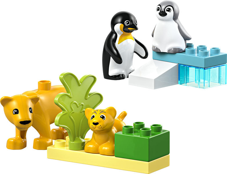 LEGO® DUPLO® Wild Animal Families: Penguins & Lions