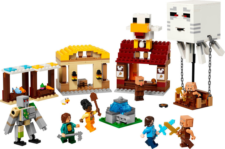 LEGO® Minecraft® Ghast Balloon Village Attack