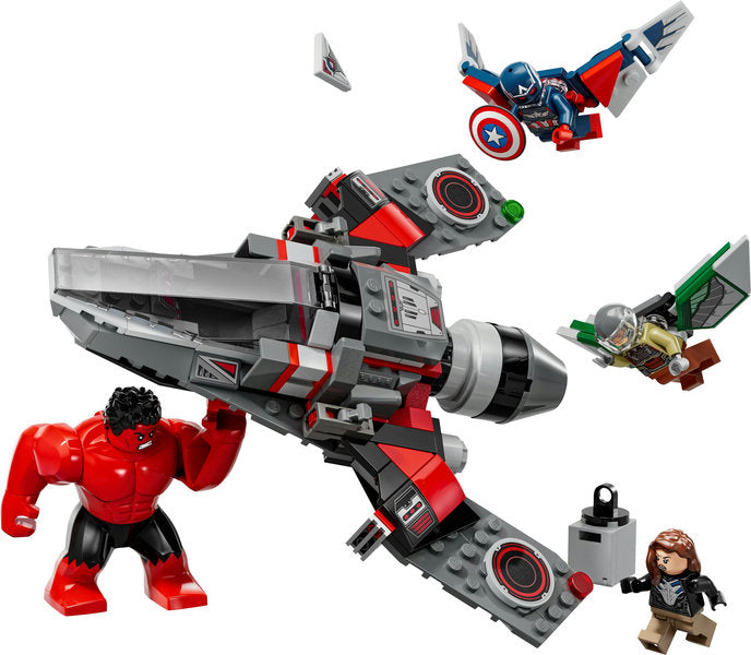 LEGO® Marvel Captain America vs. Red Hulk Battle