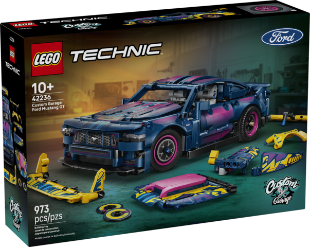 LEGO® Technic™ Custom Garage Ford Mustang GT Car