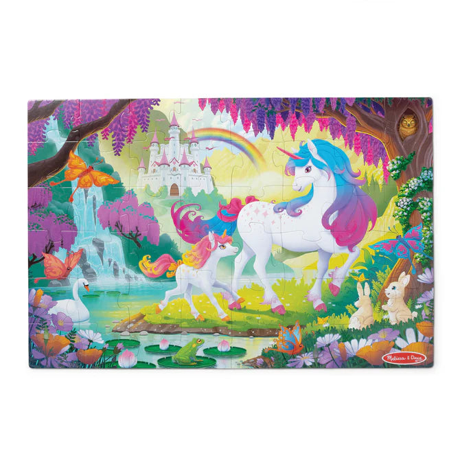 48 pc Glow-in-the-Dark Unicorn Floor Puzzle