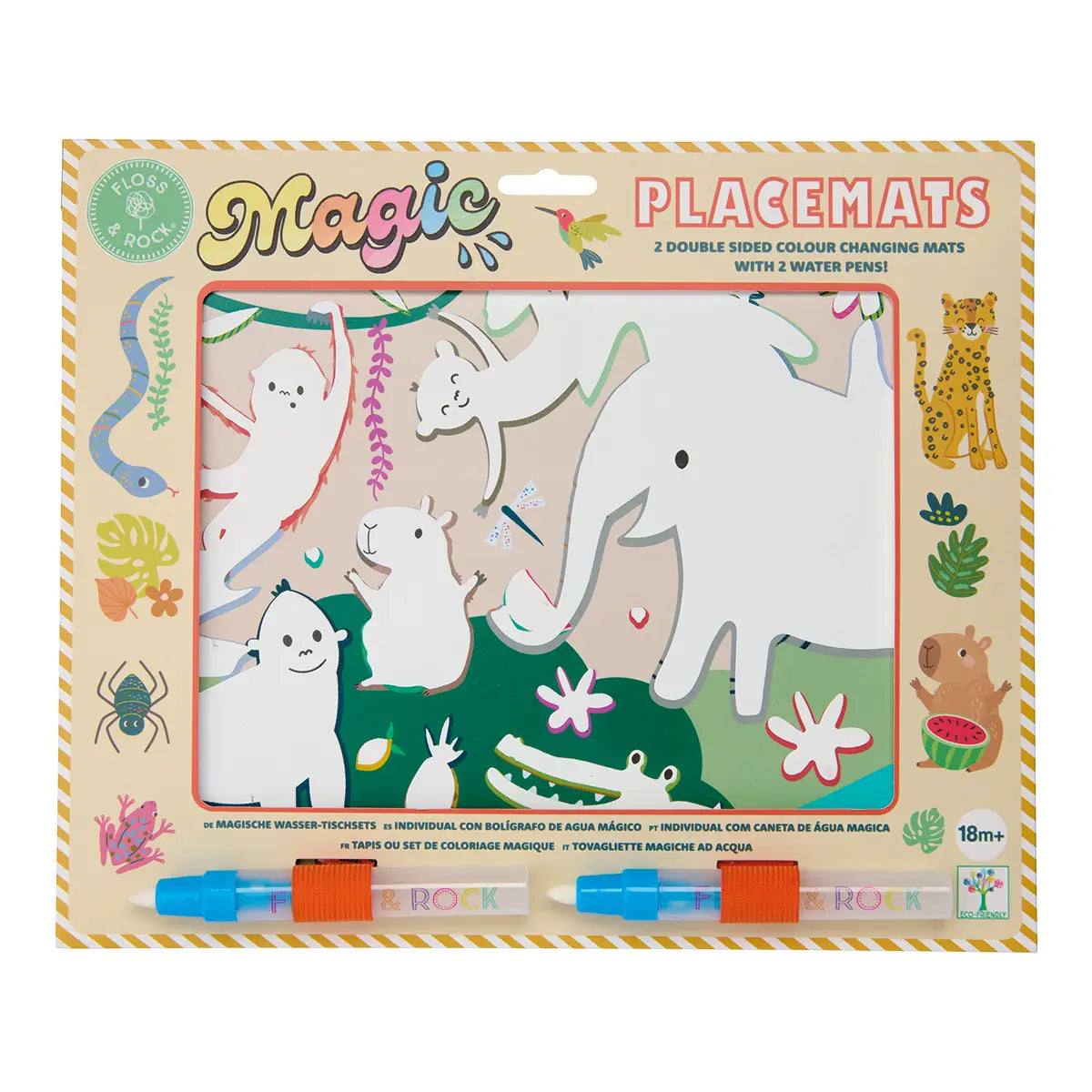 Magic Water Placemats Jungle