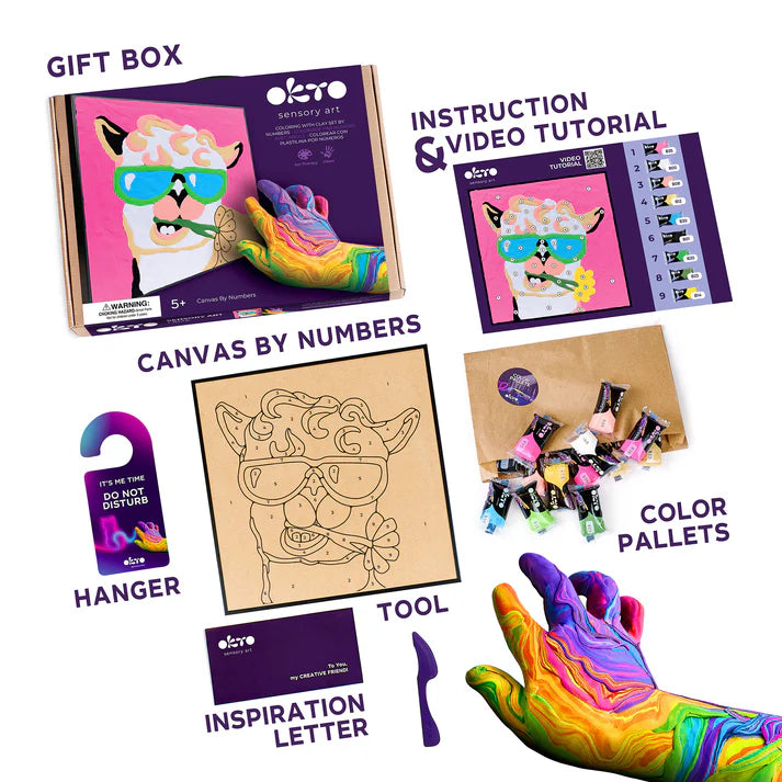 Okro Lama Clay By Numbers