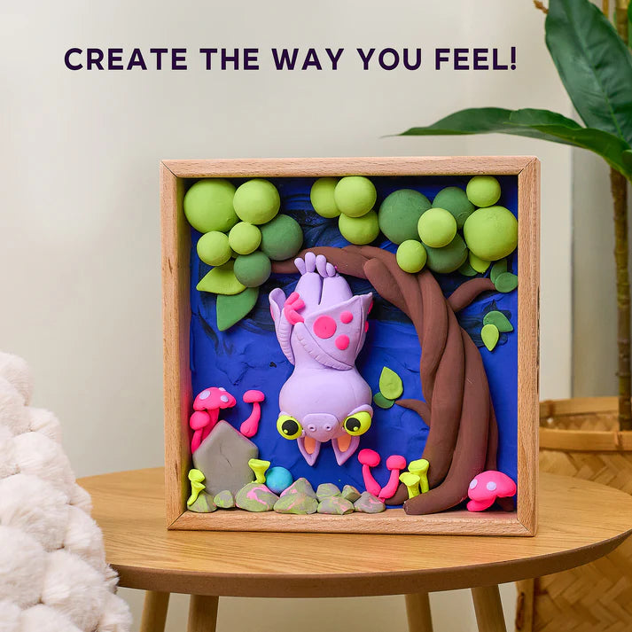 Okro Wood & Craft Diy Little Worlds Bat