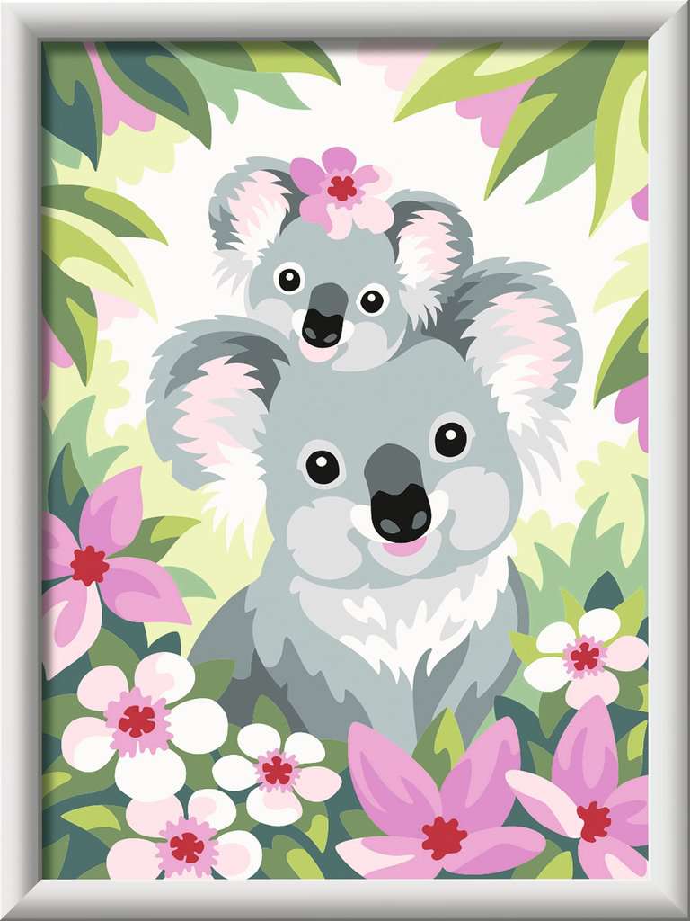CreArt Painting by Numbers Koala Cuties