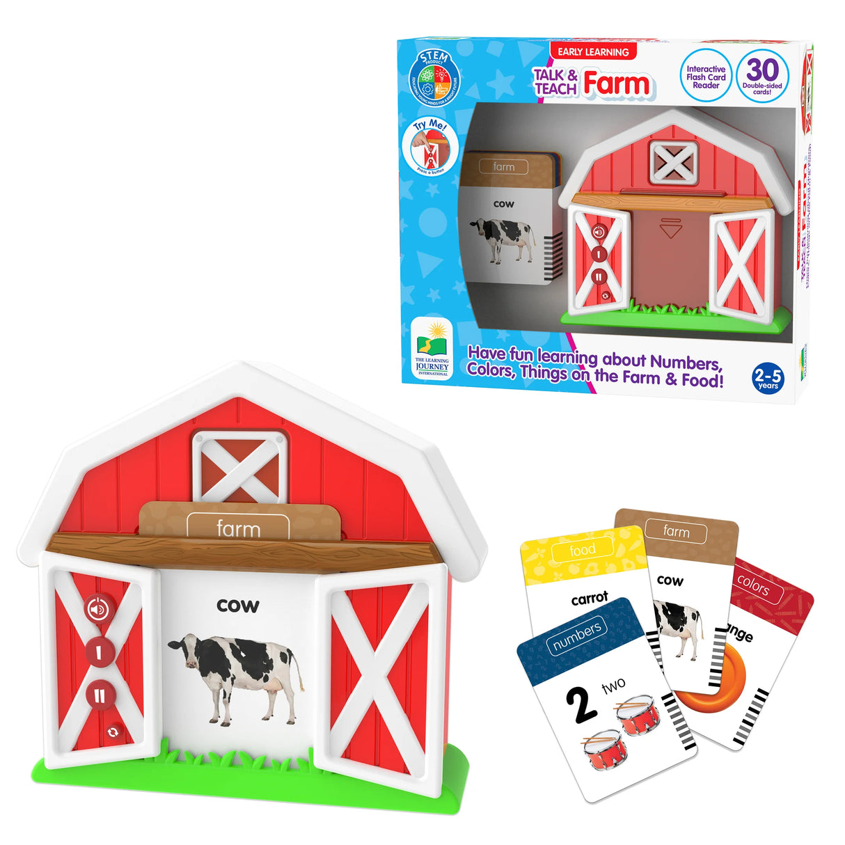 Talk & Teach Farm Flash Card Reader