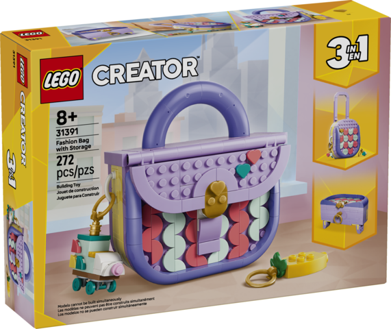 LEGO® Creator 3in1 Art Fashion bag With Storage
