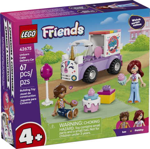 LEGO® Friends Unicorn Cake Delivery Car 4 Plus