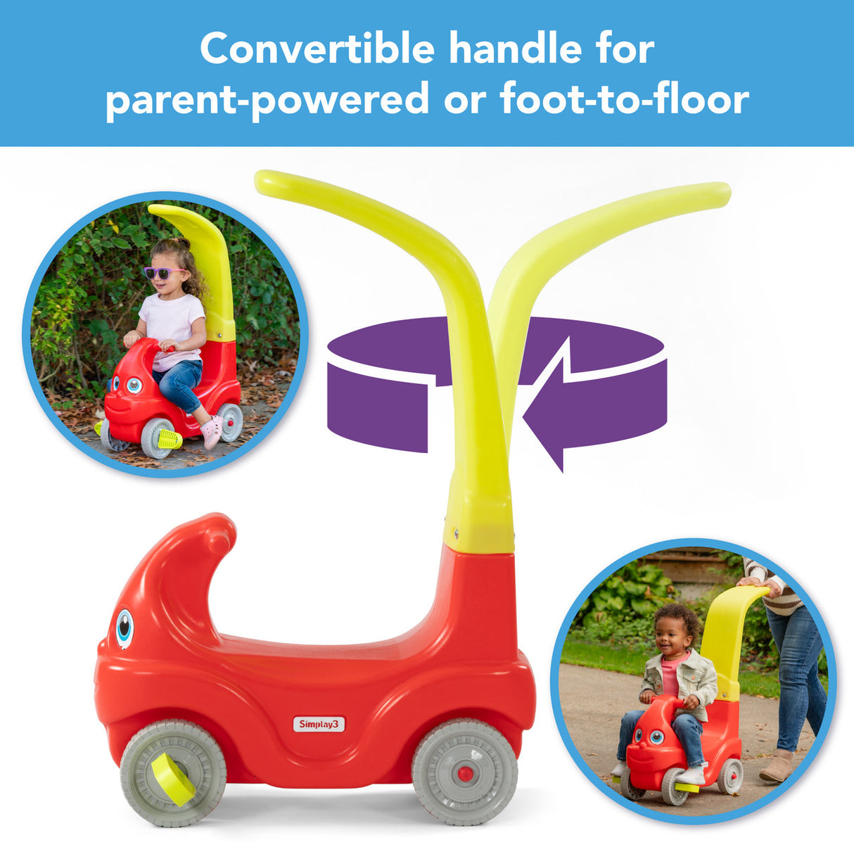 Convert-A-Coupe Push Along Car