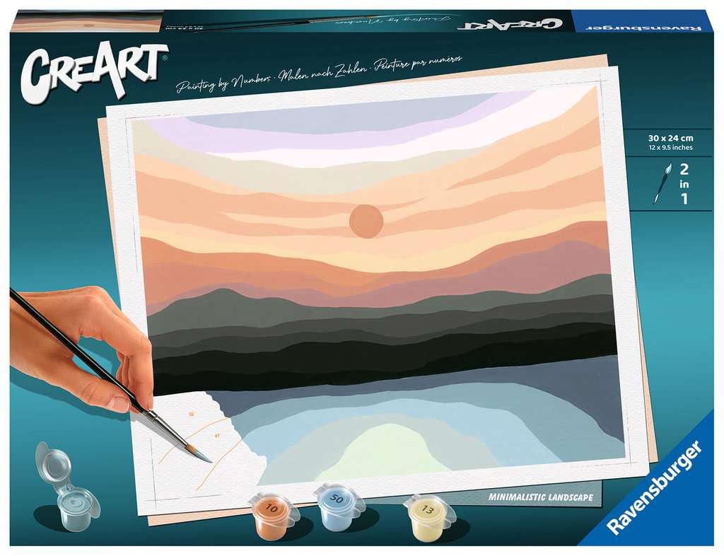 CreArt Painting by Numbers Minimalistic Landscape