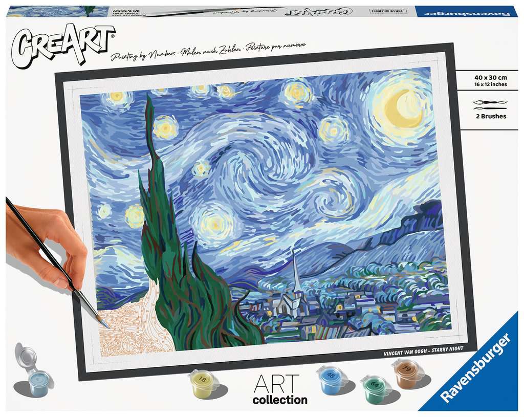 CreArt Painting by Numbers Van Gogh: Starry Night